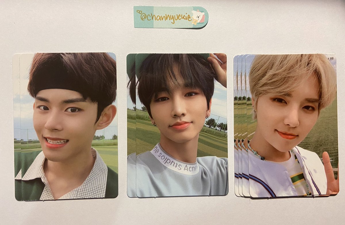 running toogether photocardsall $8 each!chan, kyungho, woonggi blue backdonggeon, jisu, jaeyun green back