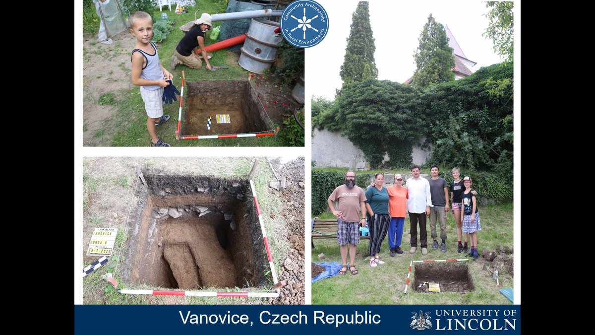 CarenzaLewis's tweet image. Just enjoyed recording a 3-handed talk for @collectionusher luncthtime talk with @unilincoln colleagues about community #archaeology #testpit excavations - part of a 4-country @ahrcconnect project linking #OldDalby, Leicestershire with Netherlands, Czech Republic and Poland...
