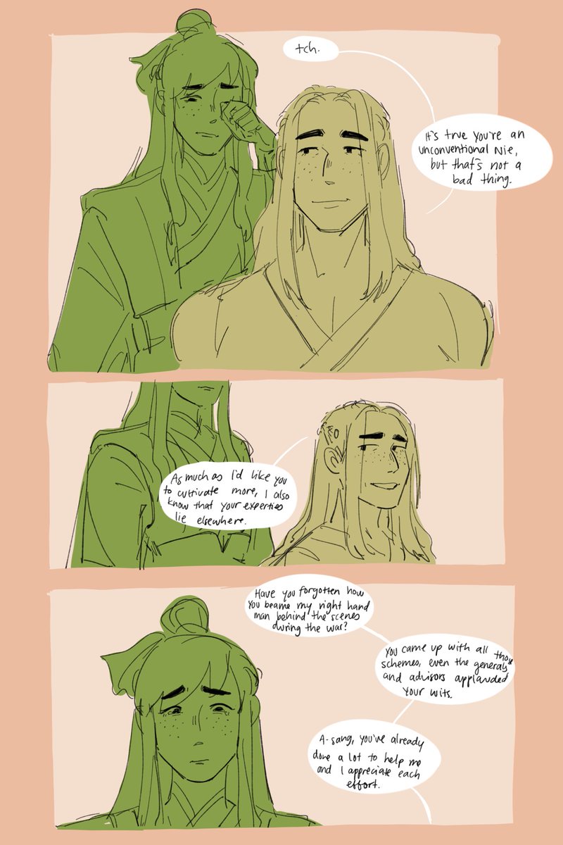 Prelude ; nie brothers.

behind all that yelling to practice his sabre, nmj is rlly just a big softie for his baby bro :( 