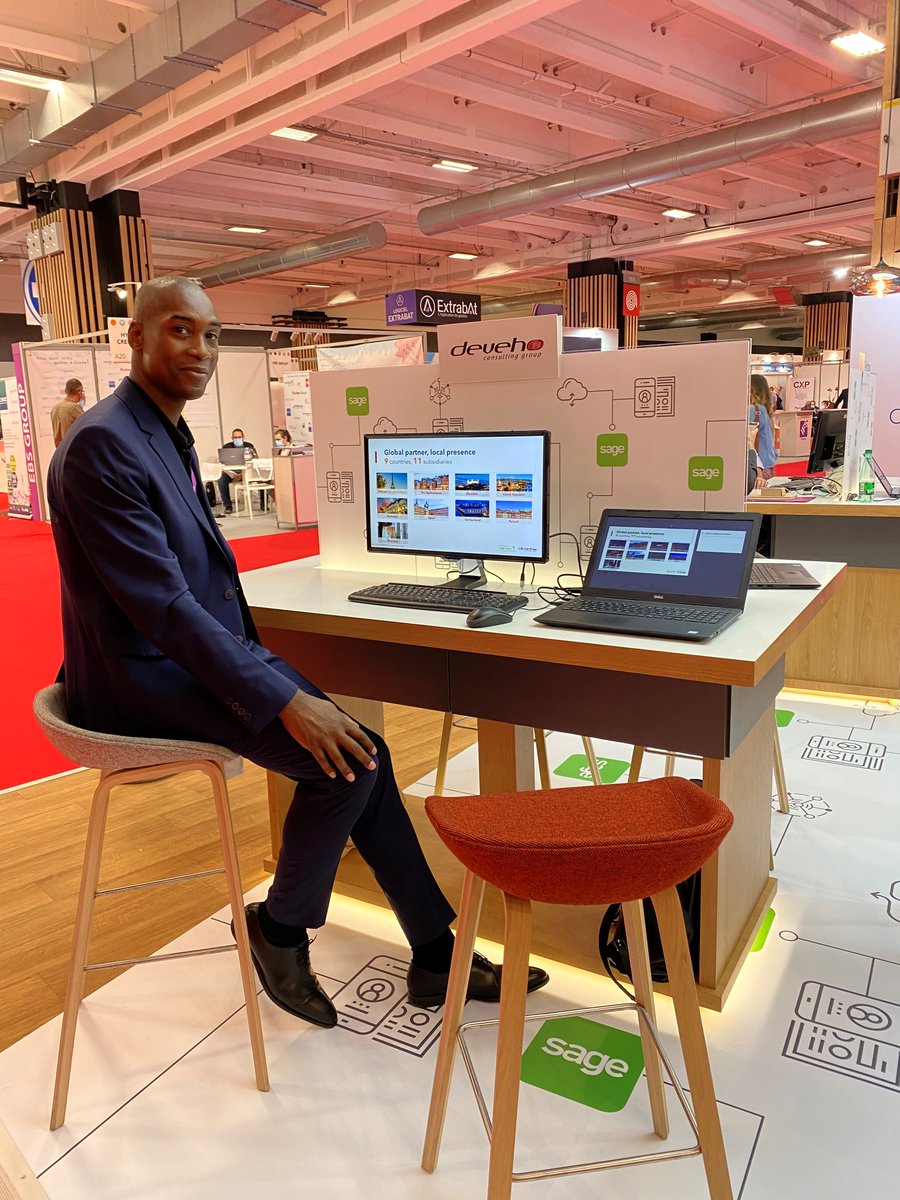 Deveho1's tweet photo. #SalonSolution 2020 carrefour d’échanges privilégiés !
📢 #DEVEHO Consulting group et #Sage participent au Salons Solutions 2020 du 22 au 24 septembre 📆 !
Venez nous rencontrer sur notre stand A19-HALL7.2 https://t.co/0parJlYwt4