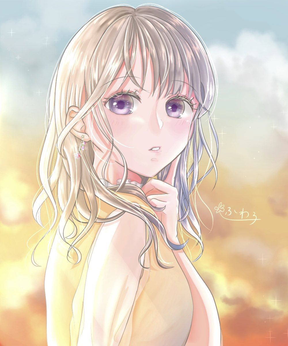 fuwako1020's tweet image. 『夕暮れ』
最高に可愛く描けました…!!🥺✨

#秋の創作クラスタフォロー祭り 
#絵描きさんと繋がりたい