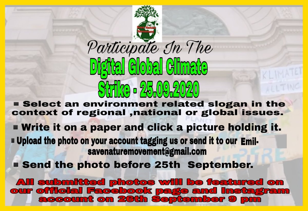 movement_nature's tweet photo. Everyone participate in the digital global climate strike- 25.09.2020 https://t.co/FRDs6EAPej
