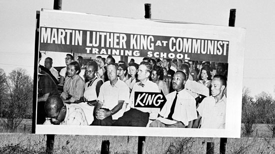 Leaders like Martin Luther King were portrayed as communist sleeper agents, marches as left wing operations, protesters as conspirators. Every speech and every attempt to undermine white supremacy was met with violence, disinformation, and blatant fascism.24/