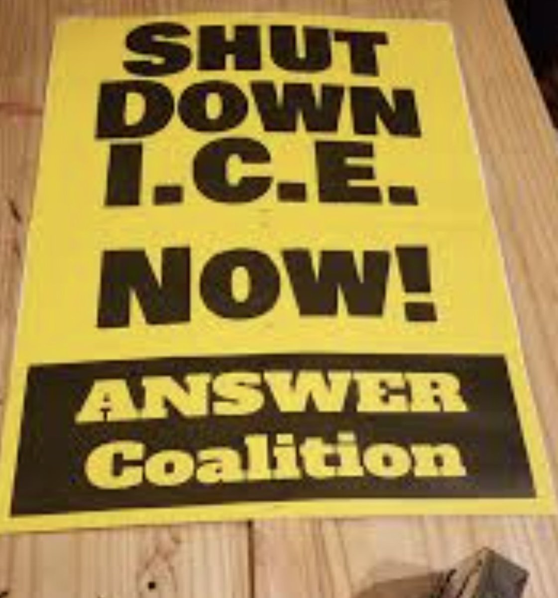 If Sunrise goons' yellow & black logo/signs look familiar (like all the way back to the mid-2000s Soros-sponsored ANSWER Coalition days to  #J20 to  #AbolishICE), then you've been paying attention! /10