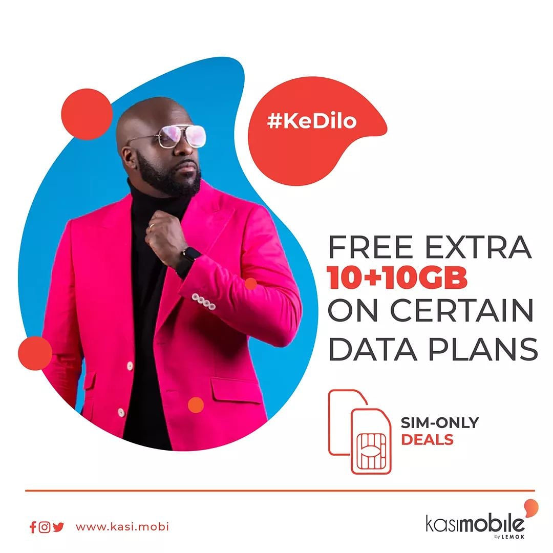 This September, get 10+10GB more data at no extra cost! 😀

Visit kasi.mobi/powered-by-tel… to check coverage at your home or work address, and sign up!

Offer valid for September 2020 only!
Ts &amp; Cs apply.

#KeDilo