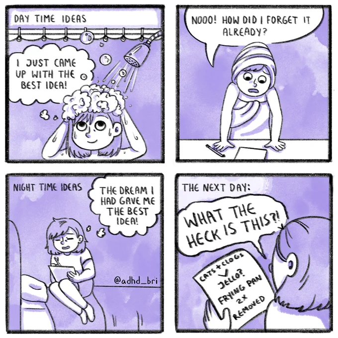 Don't worry, I'll have five more ideas in the next few minutes. Thanks ADHD brain. 