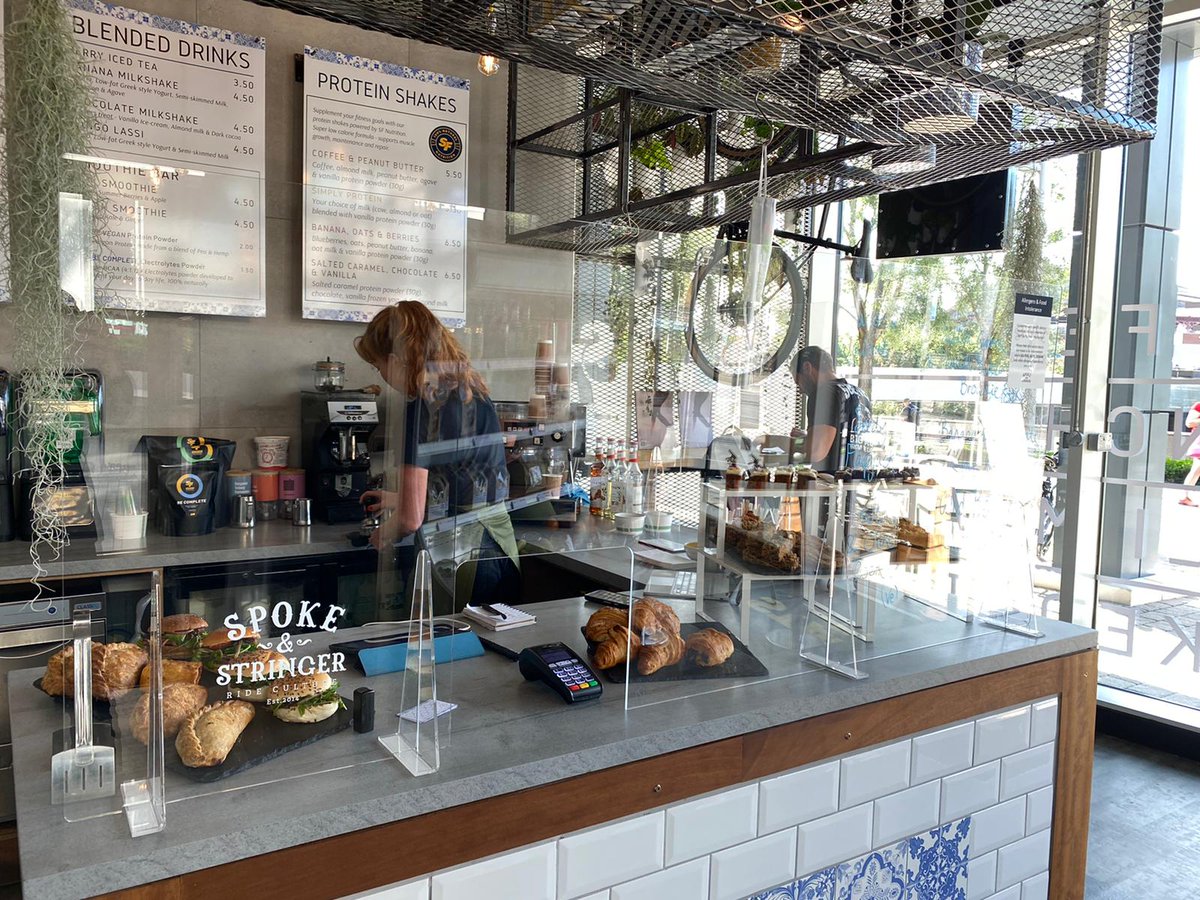We popped in to see the fantastic <a href="/Spoke_Stringer/">Spoke & Stringer</a> for a coffee and a flapjack on our way to meetings this morning. Super collaboration with <a href="/starksfitness/">Starks Fitness</a> ☕️🏋️‍♂️#Bristol