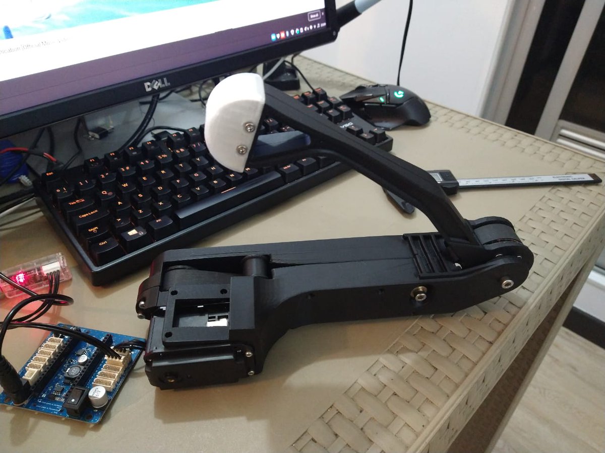 camiloim93's tweet photo. First leg! #k3lso by @r_frojd
#dynamixel #3dprinting #raise3d #robotics #quadruped #spotmicroai
@RoboticaUsta https://t.co/UJnSQIhknh