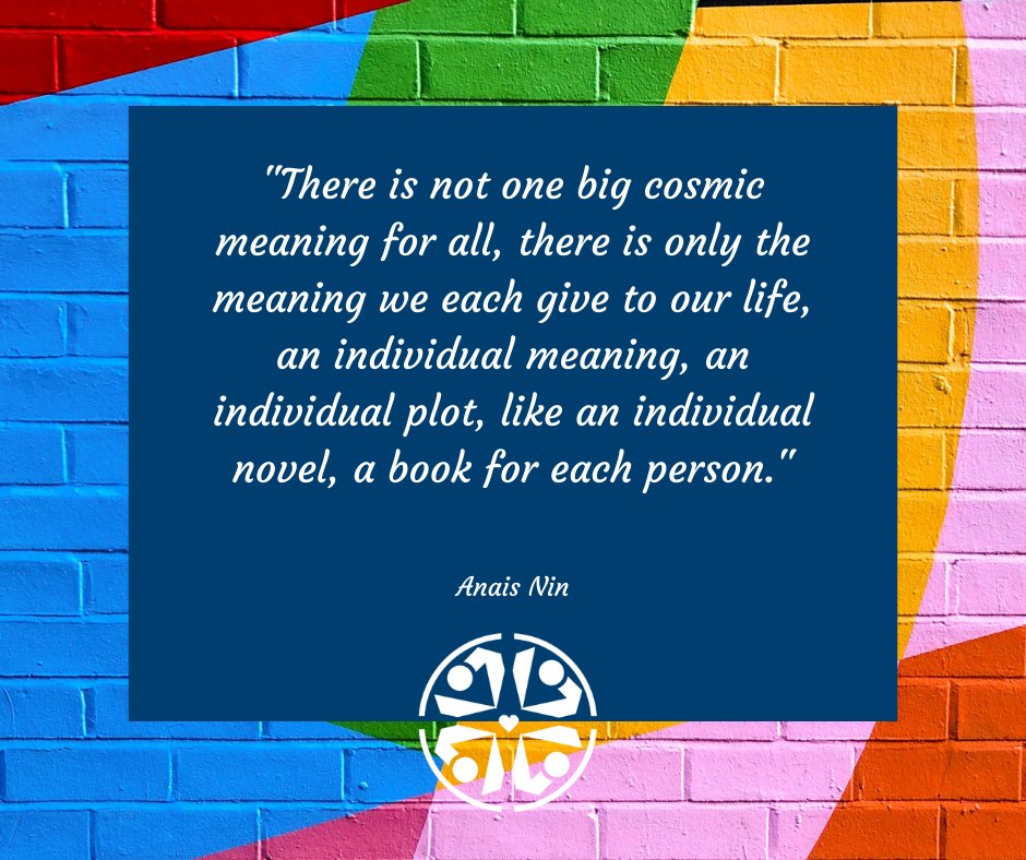 "There is not one big cosmic meaning for all, there is only the meaning we each give to our life, and individual meaning, an individual plot, like an individual novel, a plot for each person" Anais Nin #diversity #storytelling #funeralcelebrant