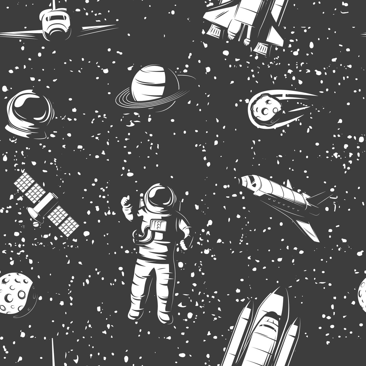 Space Over The Moons Pattern Design for shirt print #overthemoon #takemeout