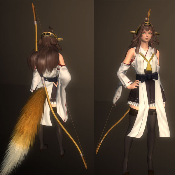 Hidemaro 和弓のアルファ版ができたのでアップ ﾉﾞ良かったら試してみて下さ い T Co Bozoh5fexi でかいので背負うとこんな感じです