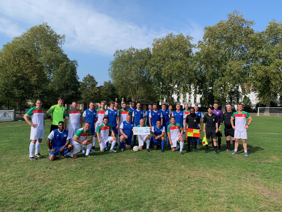 LFBfootballclub's tweet photo. A massive thank you to @APPGUKPFC @karlmccartney @Mark_Ramsdale and all their players for their donation to @firefighters999 @LondonFire https://t.co/kVqtyue3Tx