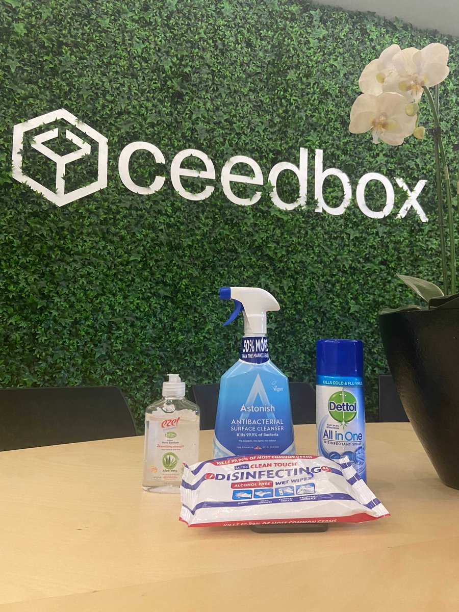 It's important that we all play our part to stop the spread, therefore Ceedbox has made the workplace a safe, spacious &amp; clean environment for our team of developers. It has and will continue to be a long battle but we will overcome it together #clean #safe #workplace