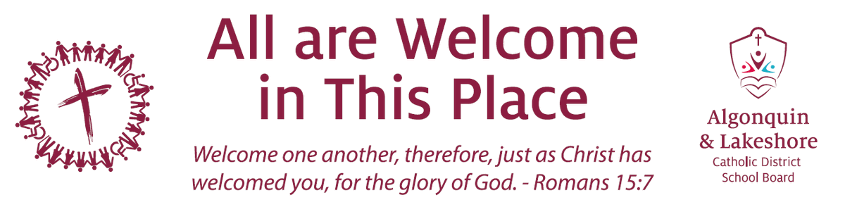 alcdsb's tweet photo. ALCDSB is excited to share our new Board theme for 2020/2021 - All are Welcome in This Place. Read more about our pastoral themes for the next five years: https://t.co/GfXamMTQUy https://t.co/g9UmHO5OMB