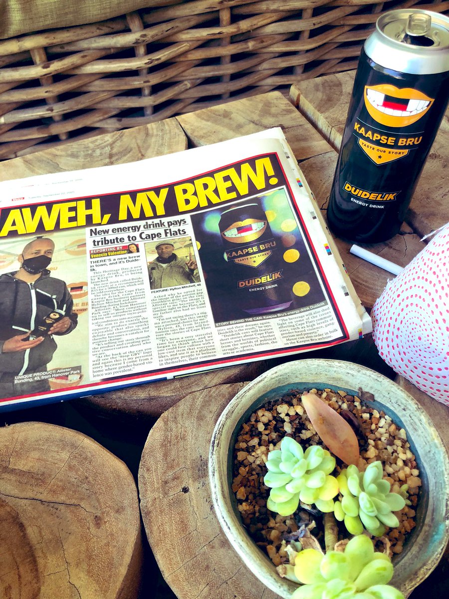 AfriWineTrade's tweet photo. Just reading about this new Energy Drink #Duidelik in the @DailyVoiceSA Hossh!!!!!!Pakamieeeees!!!!! https://t.co/0GbG0brLTy