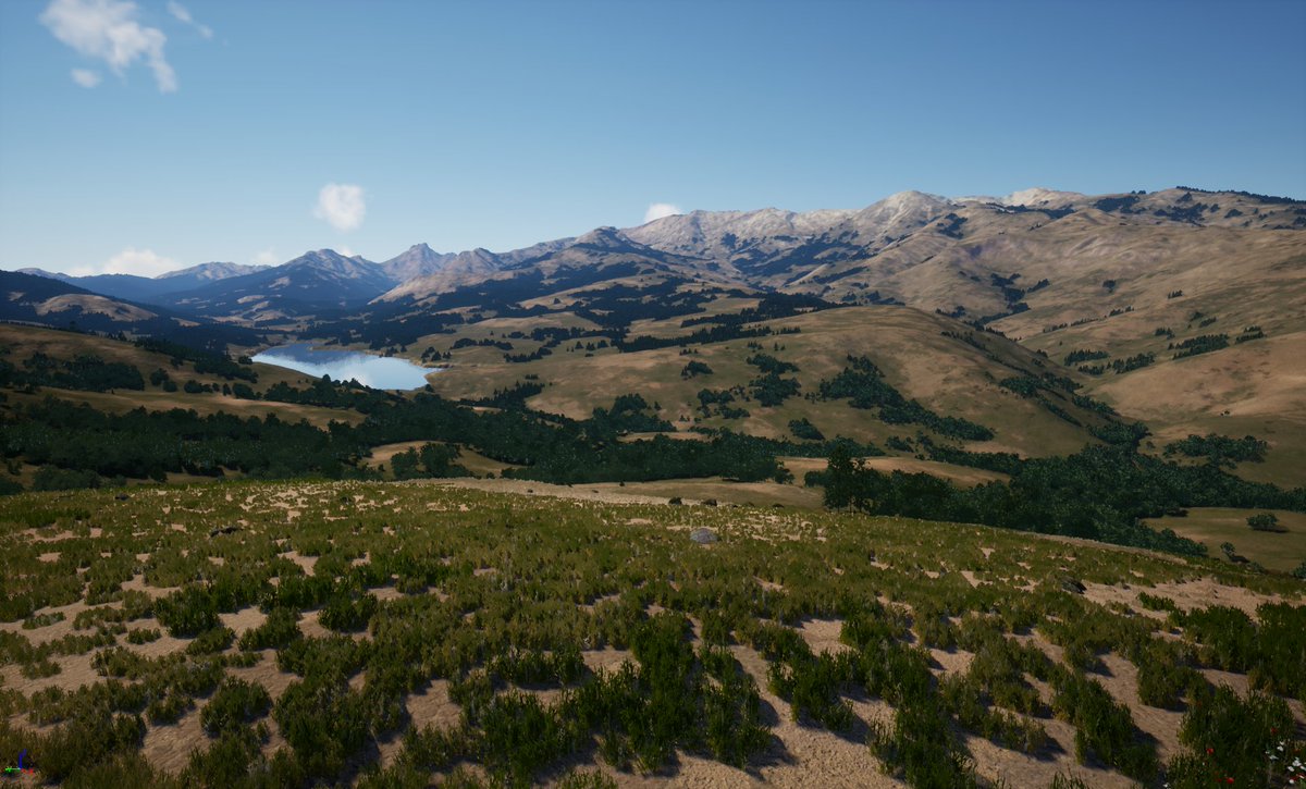 New AO for distant foliage. #UE4 <a href="/UnrealEngine/">Unreal Engine</a>