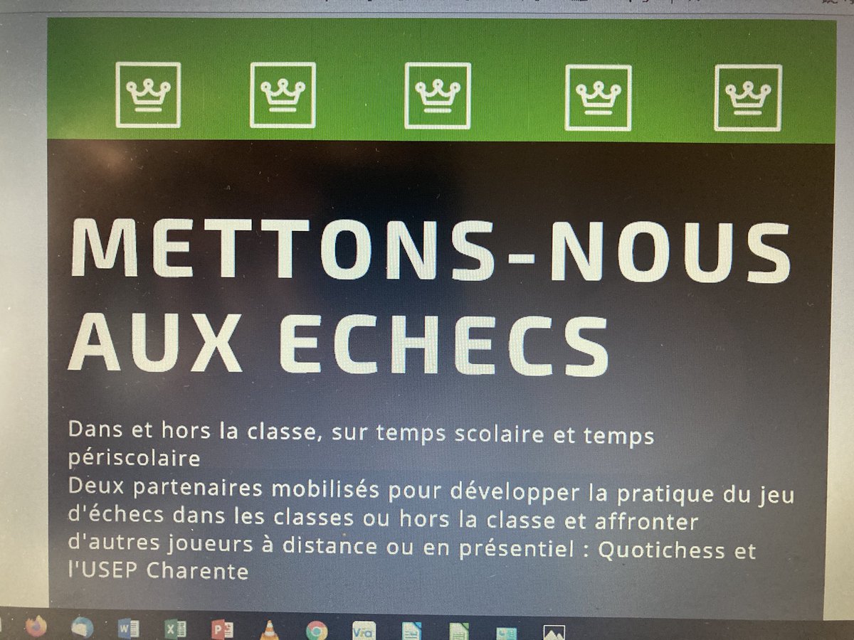 AnnePhilipson's tweet photo. Le GAM16 et les CPD EPS de @dsden16 proposent aux écoles charentaises de développer la pratique des échecs dans ou hors la classe avec @QuotiChess et @USEP_Charente Premier temps de formation le 9 novembre. @CTorossian_Off https://t.co/mlCCigpJBW