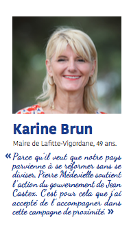Medevielle2020's tweet photo. [Présentation 2 de la liste "République et Equilibre des territoires en Haute-Garonne"] ✅

🔷 Karine Brun 

🔷 49 ans

🔷 Maire de Lafitte-Vigordane depuis 2014

#Senatoriales2020 #RepubliqueEtEquilibre https://t.co/cXzgMYtd4B