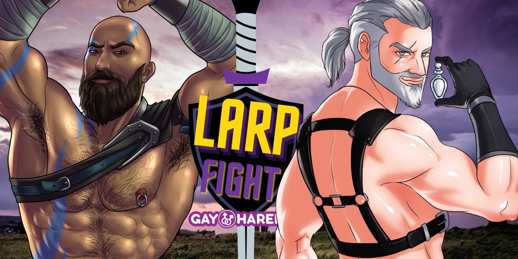 Chest hairs galore! ? Mighty #sexgod Agapios and powerful #semen thirsty?switcher Vran are your special
