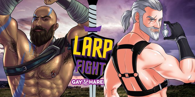 Chest hairs galore! ? Mighty #sexgod Agapios and powerful #semen thirsty?switcher Vran are your special