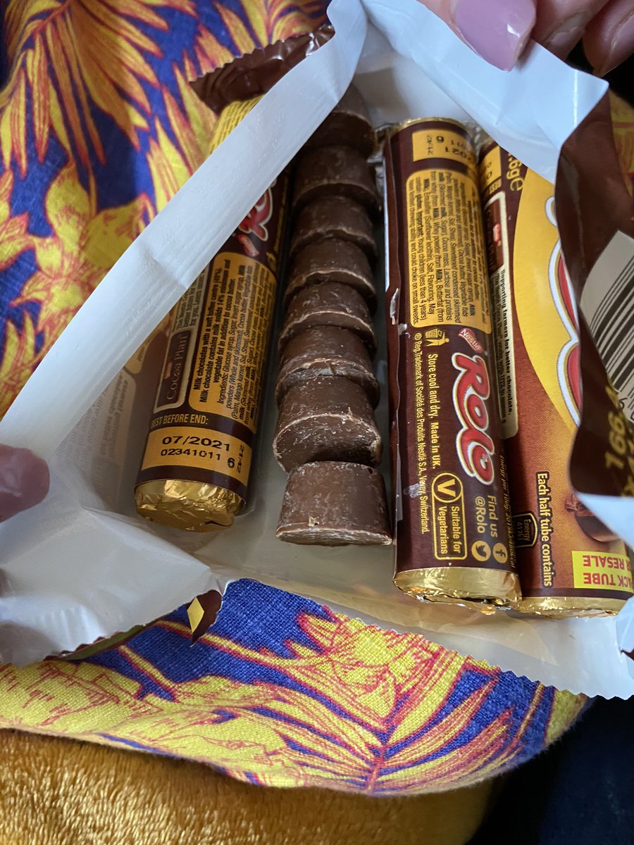 Just opened a 4 pack of <a href="/nestle/">Nestlé</a>  @Rolo to find one packet is naked. Not sure how to feel about this. #awkward