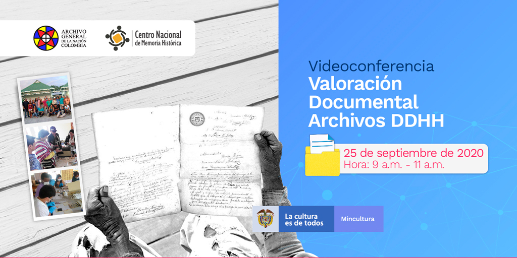 ArchivoGeneral's tweet photo. #Atención ⚠️
Inscripciones abiertas para participar este 25 de septiembre de la videoconferencia ´Valoración documental Archivos DDHH'. 
Toda la información en➡️ https://t.co/6NhL7plXdL https://t.co/X6aVk0yblz