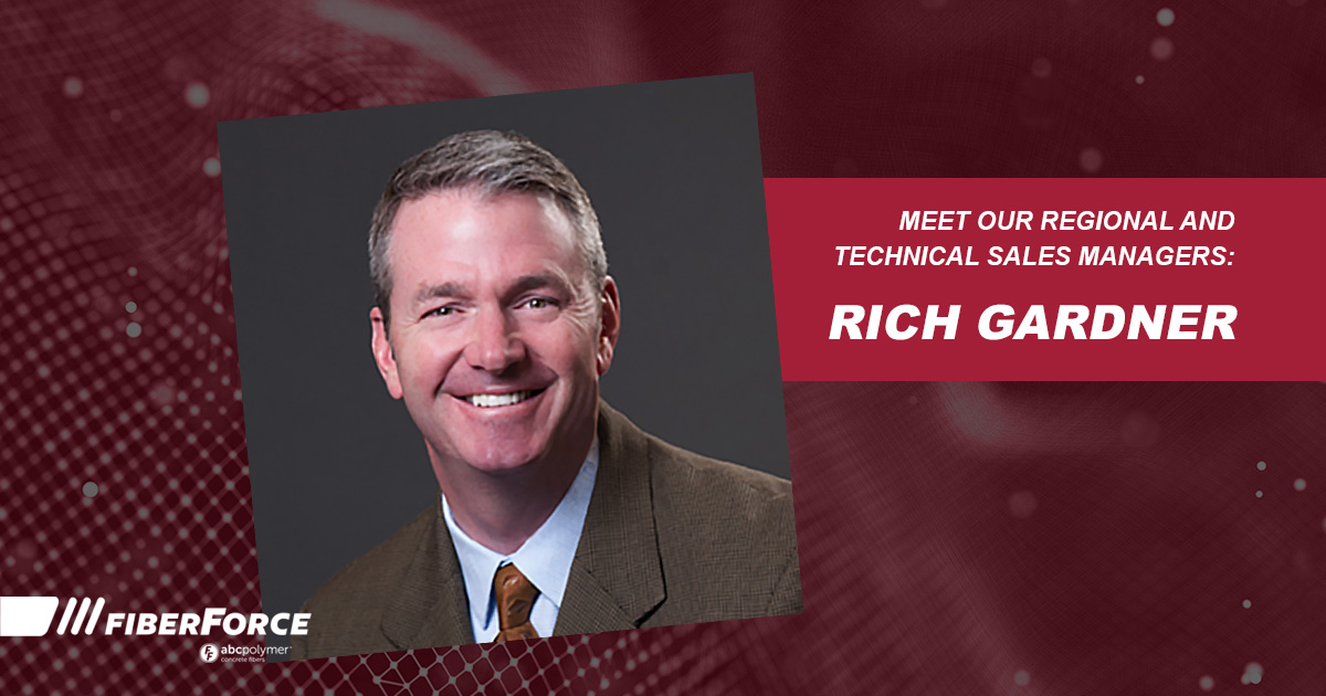 abcFiberForce's tweet image. Meet our TSM: Rich Gardner

Experience: 15 in gen construction, 14 in concrete, &amp;amp; 4 as the Midwest TSM

Why you like being an FF TSM: I like focusing on fibers, making concrete slabs more durable, and saving owners, contractors, and RM producers time &amp;amp; money. #MeetOurTSMs #TSMs