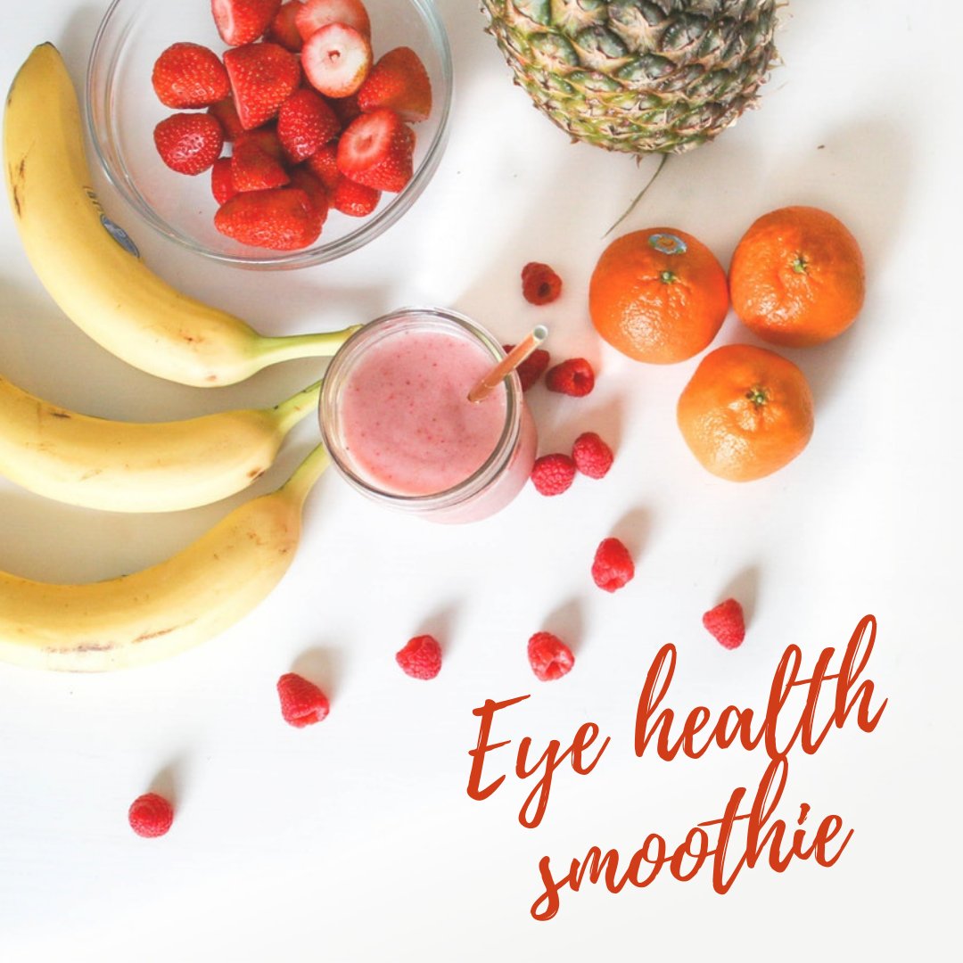 Healthy eating is always a good idea, and if it takes the shape of an easy, dairy-free smoothie you can whizz up in seconds, even better! Full of fruit, fibre and healthy fats, it contains everything you need to maintain good eyesight. View the  bit.ly/3iVyfpB