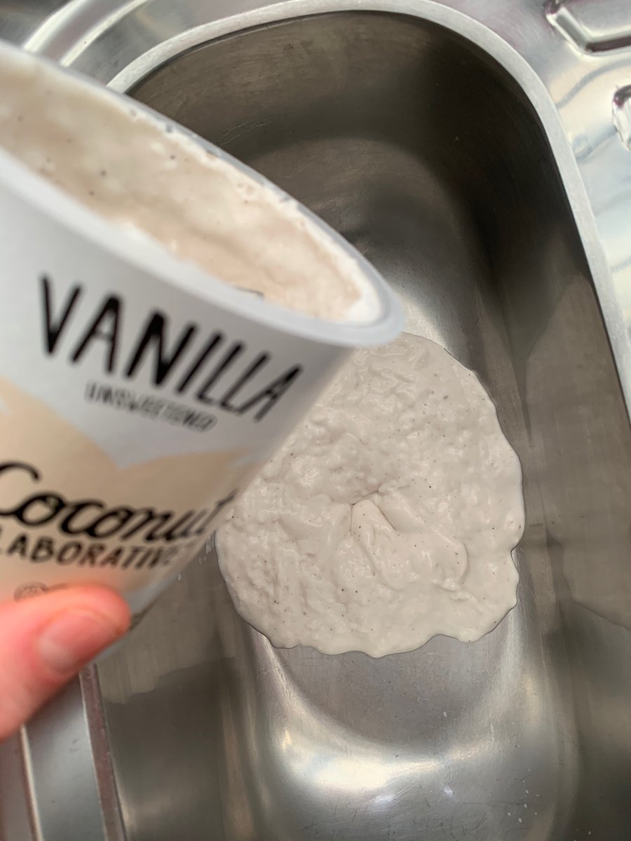 lthej's tweet photo. @coconutcollab @sainsburys very disappointed that not one but both of the vanilla coconut yogurts I bought this week were tangy and lumpy (even though in date!) - can’t even return them as we don’t get the receipt printed 😰 https://t.co/4L0r8nqhfX