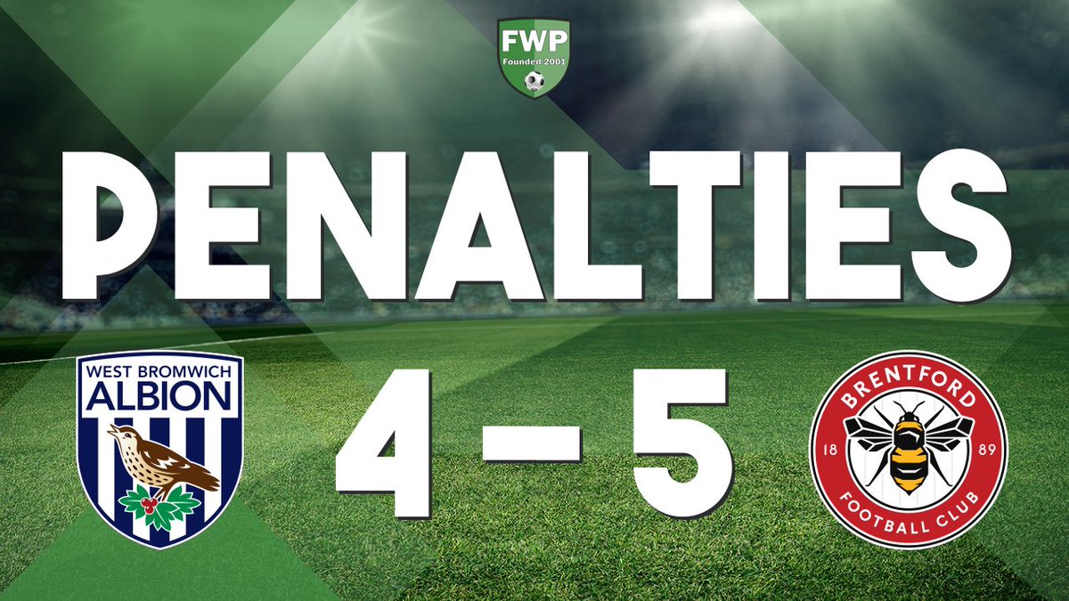 FULL-TIME: West Bromwich Albion 2-2 Brentford - Brentford win 5-4 on penalties footballwebpages.co.uk/match/2020-202…