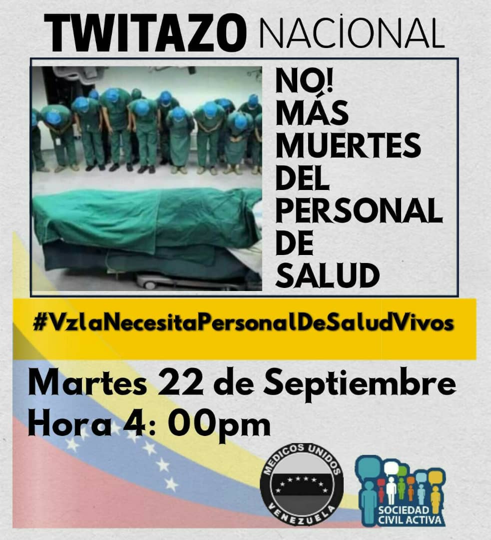 Yayatirapegui's tweet photo. #VzlaNecesitaPersonalDeSaludVivos #NvaEsparta #SCANE
Ni un muerto más!!! Ya basta!!! https://t.co/ZquS5fdWTB