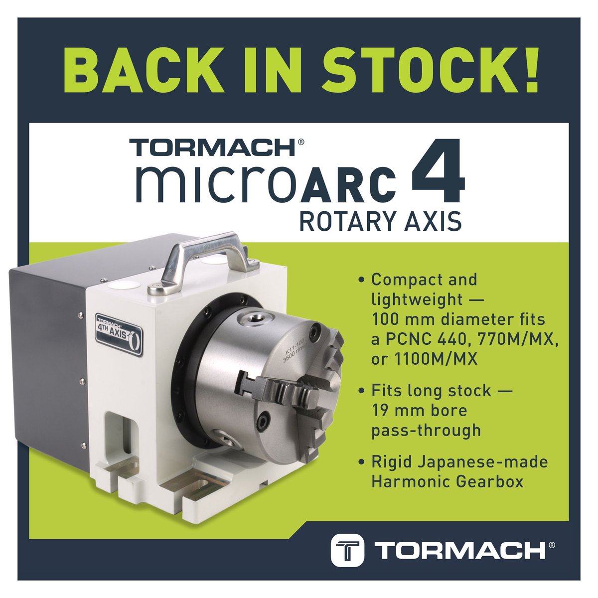 Tormach's tweet image. They're Back! Order today buff.ly/33OEHsd! #4thaxis #jobshop #cnc #cncowners #machineshop #garageshop #instamachinist #tormach #tormachowners