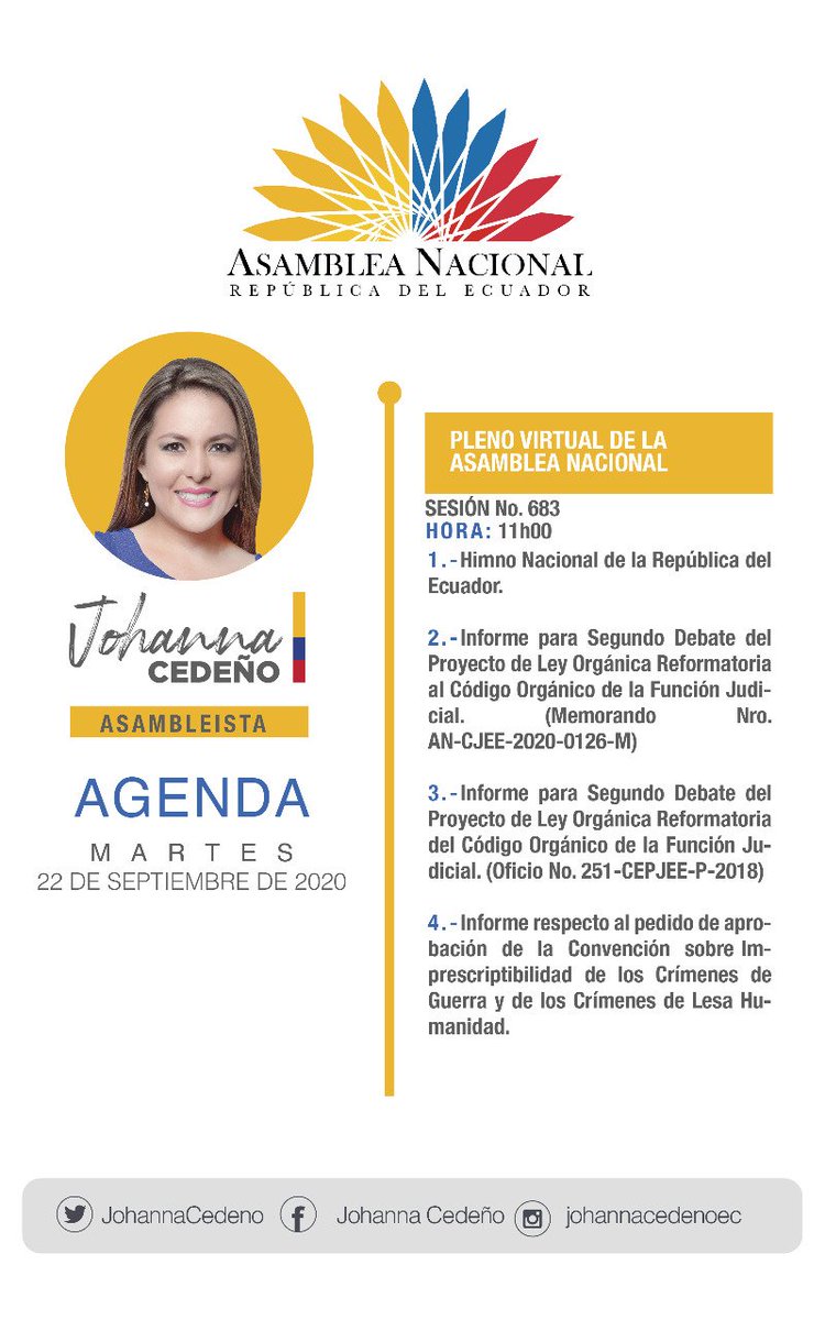 #PLENO| #ASAMBLEA_NACIONAL|
Continuamos con el debate del proyecto de reforma al #CódigoOrgánicoFunciónJidicial.