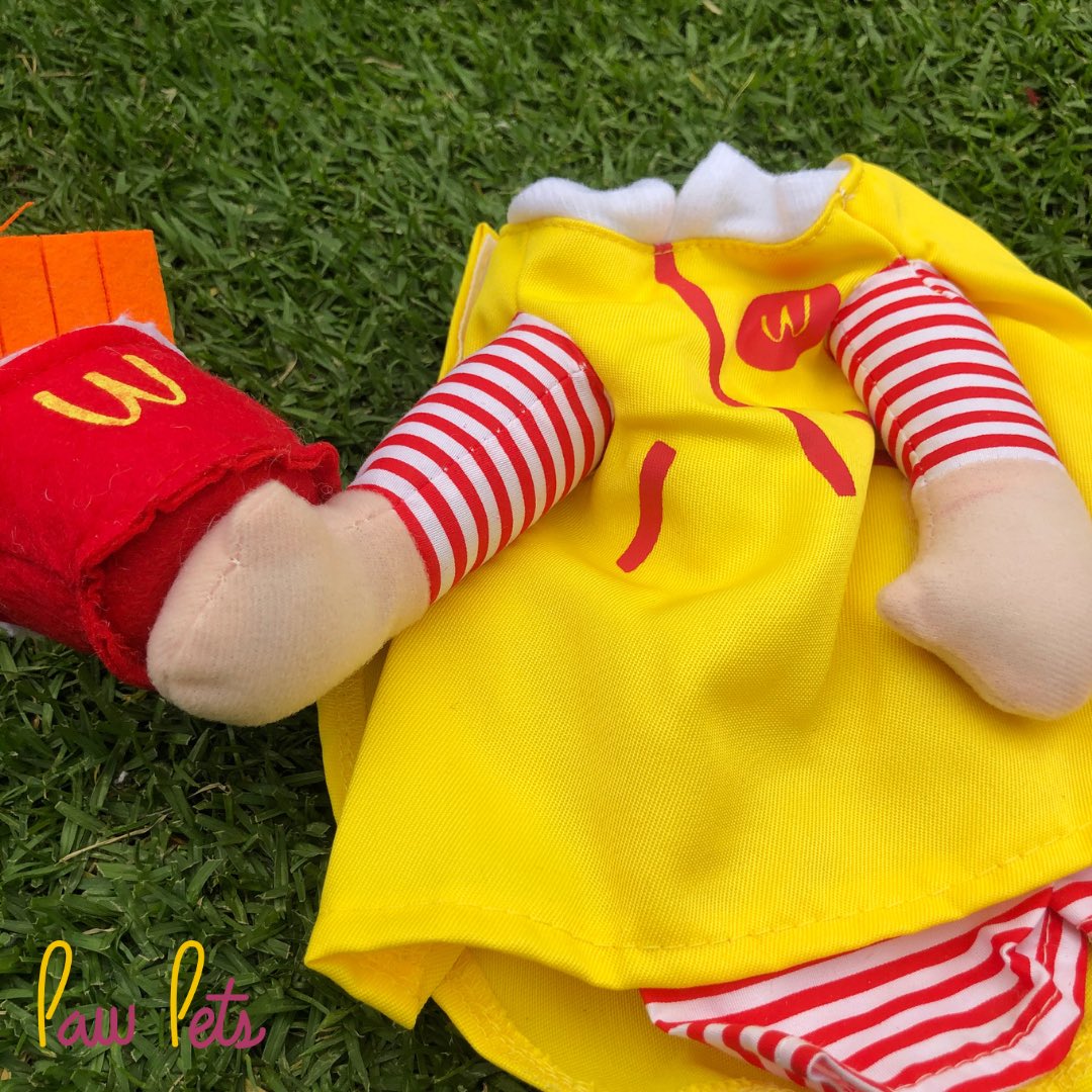 Disfraz McDonald’s 🍟💛🍔
Disponible en talla S, M, L,XL
$425

Recuerda que tenemos envío GRATIS a toda la República 🇲🇽 #McDonalds