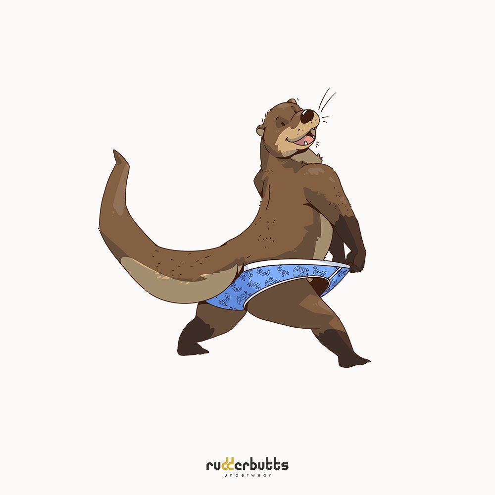 Rudderbutts Underwear on X: Thanks to @senornutria for lending us his otter.  Meet Mike, the river otter! The otter faces of Rudderbutts.   / X