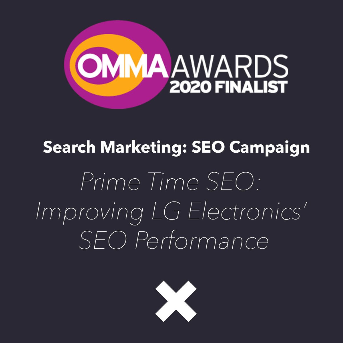 iCrossing (@icrossing) on Twitter photo Exciting news! Our all-star performance media team has been shortlisted for the 2020 OMMA Awards for improving <a href="/LGUS/">LG Electronics</a>'s organic search performance (for the eighth year in a row!) Congrats to the entire team for their hard work! Exciting news! Our all-star performance media team has been shortlisted for the 2020 OMMA Awards for improving <a href="/LGUS/">LG Electronics</a>'s organic search performance (for the eighth year in a row!) Congrats to the entire team for their hard work!