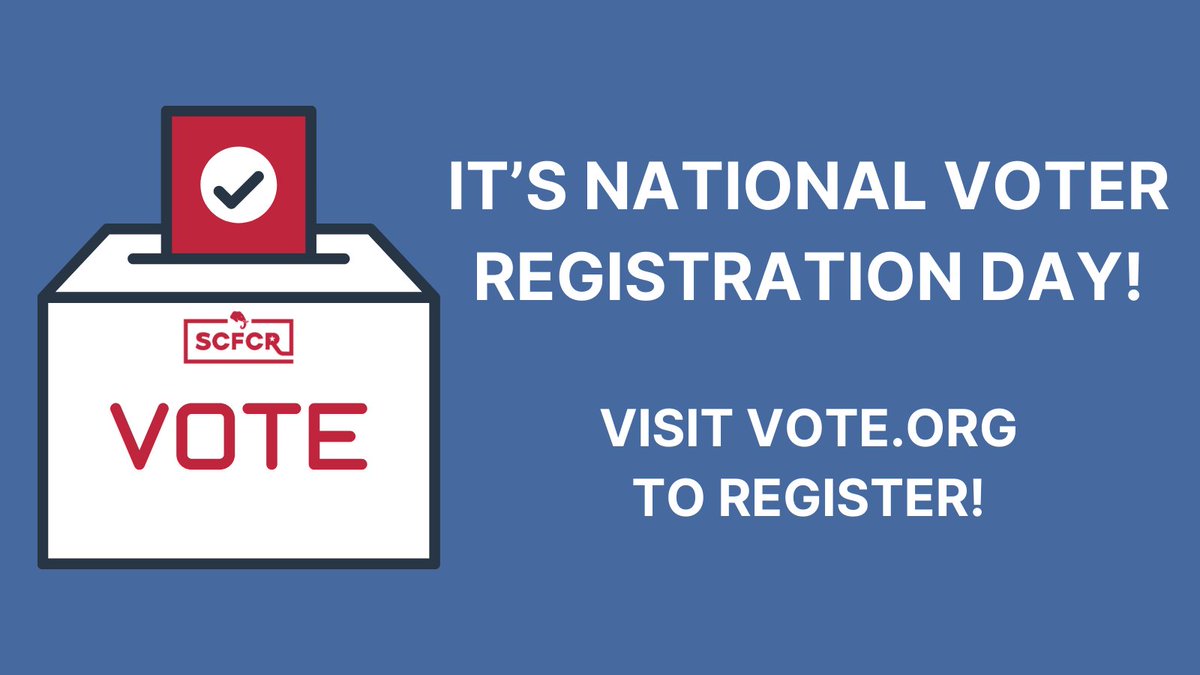 theCRSC's tweet photo. Did you know that college students historically have very low voter turnout? Let's change that this year! 🇺🇸🐘 Register to vote today at https://t.co/ns2FvUsgLe and tell your friends to join you! 🗳️

The last day to register in the state of South Carolina is October 4. 📅 https://t.co/PhXiQyX53I