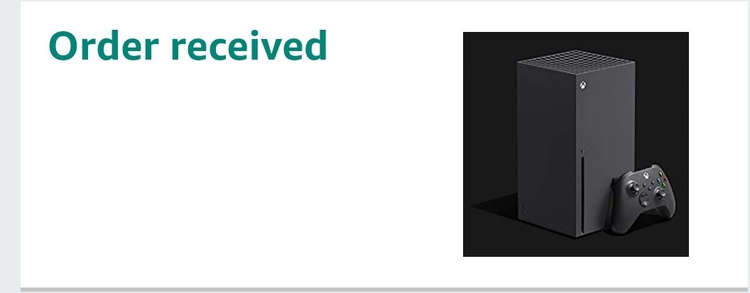 ydocnosila's tweet photo. Wow, am I the best girlfriend ever or what?? I was just about to give up and amazon saved the day #XboxSeriesX https://t.co/p0QUxPiv3f