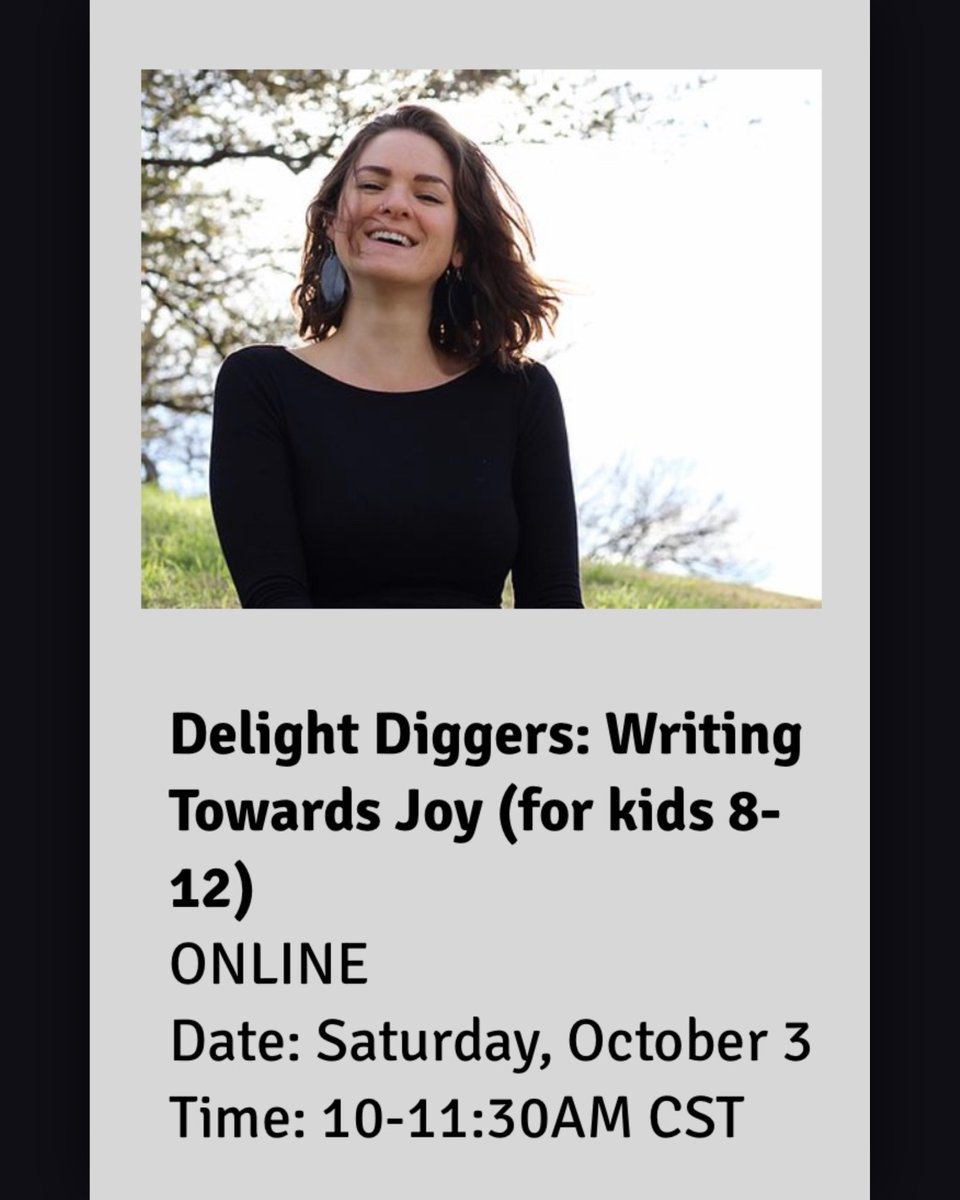 timezerobook's tweet image. Young writers ages 8-12, join our online workshop Writing Towards Joy! Saturday, Oct 3rd 10-11:30 AM CST. girlswithpens.org/workshops-for-… #writingcommunity #writingworkshop #onlineworkshop #DitchMitch2020 #DitchMitch #youngwriters