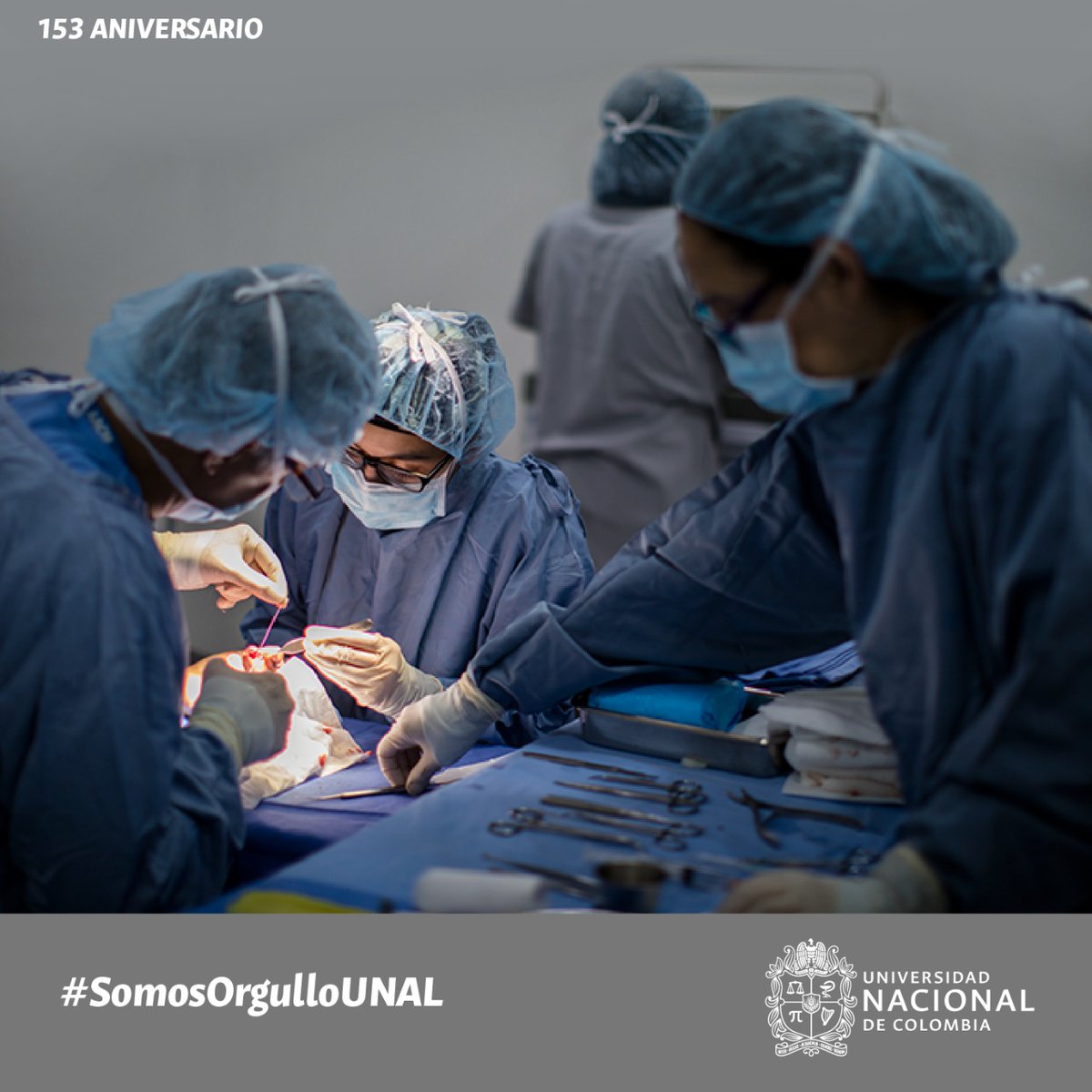 #SomosHUN un Hospital Universitario de altos estándares de calidad, cuyo objetivo es ofrecer soluciones a todos los problemas de salud, incluyendo aquellos que requieran un alto nivel de complejidad. Hoy somos #OrgulloUNAL #153aniversario