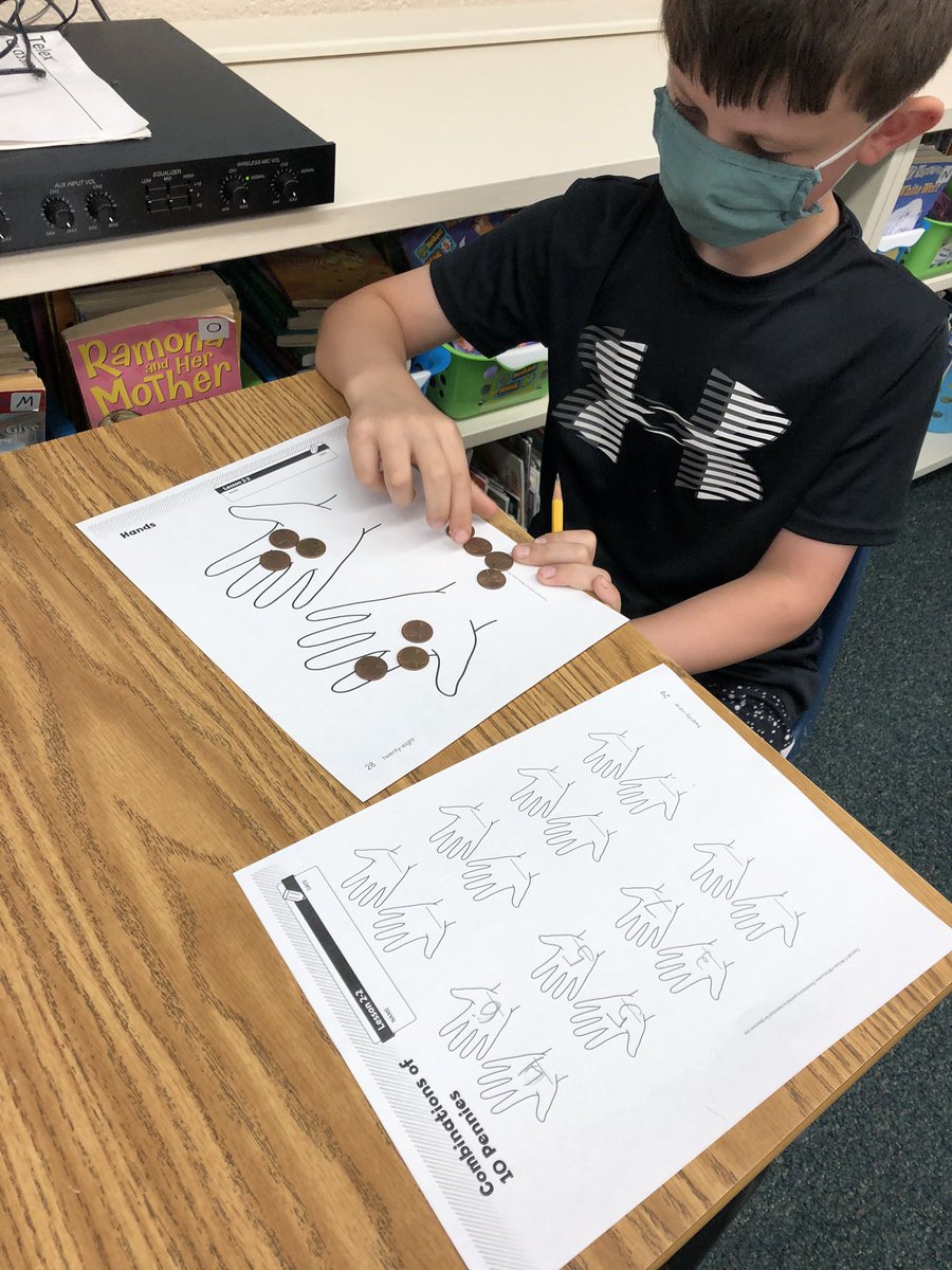 arielsandvik1's tweet photo. Today we worked on finding combinations of 10! #WeB4Me https://t.co/X0J4KVr2ND