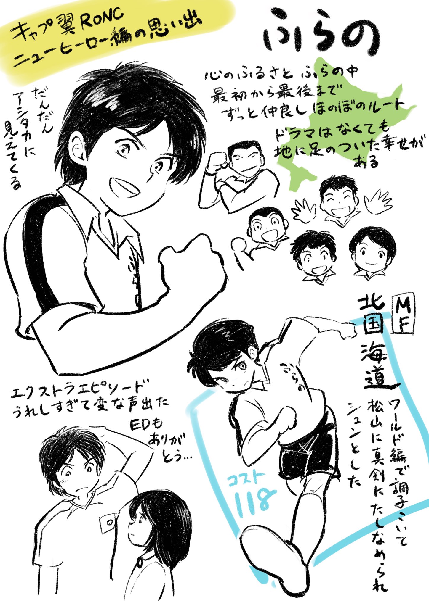 オダマキ 武蔵までひと通りニューヒーロー編クリアしたのでルート感想とマイスタッツ紹介をちまちま上げてこうと思います ふらのから キャプテン翼ronc