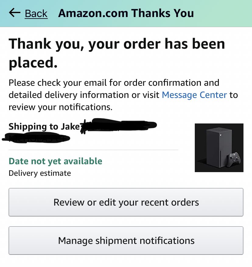 II_Outaker_II's tweet image. Xbox series X secured 😤🔒 shoutout to @_BeastDaily_  for letting me know preorders were live