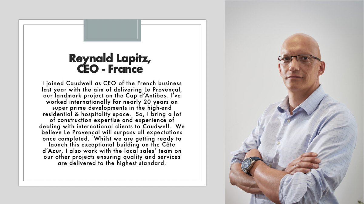 Caudwell_Coll's tweet photo. Hear from our Chief Executive Officer in France and why he joined Caudwell Collection
#ParcduCapLife #FrenchRiviera #CaudwellCollection #CotedAzurFrance #southoffrance
Get in touch if you want to find out more... https://t.co/Mf0oNuWyQH
