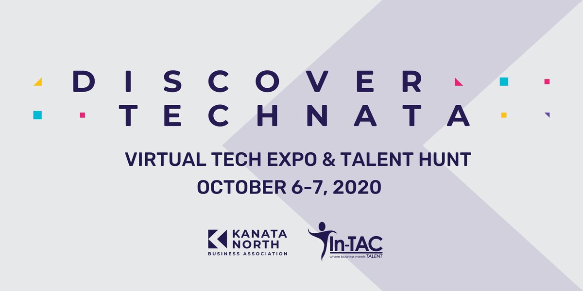 InTACca's tweet photo. Tomorrow Thursday Sept. 24 join Jamie Petten exec. dir of @KanataNorthBA for webinar to discuss the #TechNATA job fair on a virtual platform
Register https://t.co/5OF6ZlwSDb
TechNATA now part of @InTACca National Virtual Job Fair, Canada's largest such event OCT 6-7 https://t.co/I6FPQTaO18