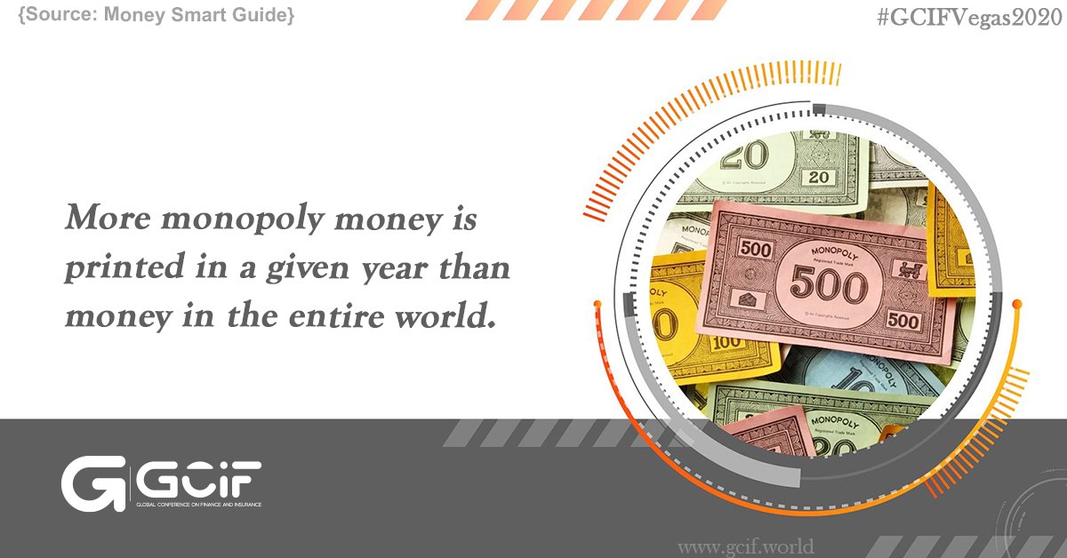 gcifworld's tweet photo. This hints towards the immense popularity of the game.
#Monopoly #Boardgames #Monopolygame #Money #Art #Games #Game #Boardgame #Fact #Facts #GCIF #Money #Factoftheday #DailyFacts https://t.co/PZeOpiLD90