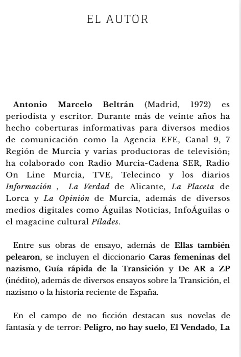 Con una referencia a esos medios en los que de vez en cuando, con menos frecuencia de la que debería, publico informaciones y artículos de opinión con total libertad; lo cual es un lujo en los tiempos que corren. <a href="/laplacetalorca/">La Placeta de Lorca</a> <a href="/PiladesMagazine/">Pílades · Magazine Cultural</a> @AGNoticiasCom <a href="/InfoAguilas/">InfoÁguilas</a>