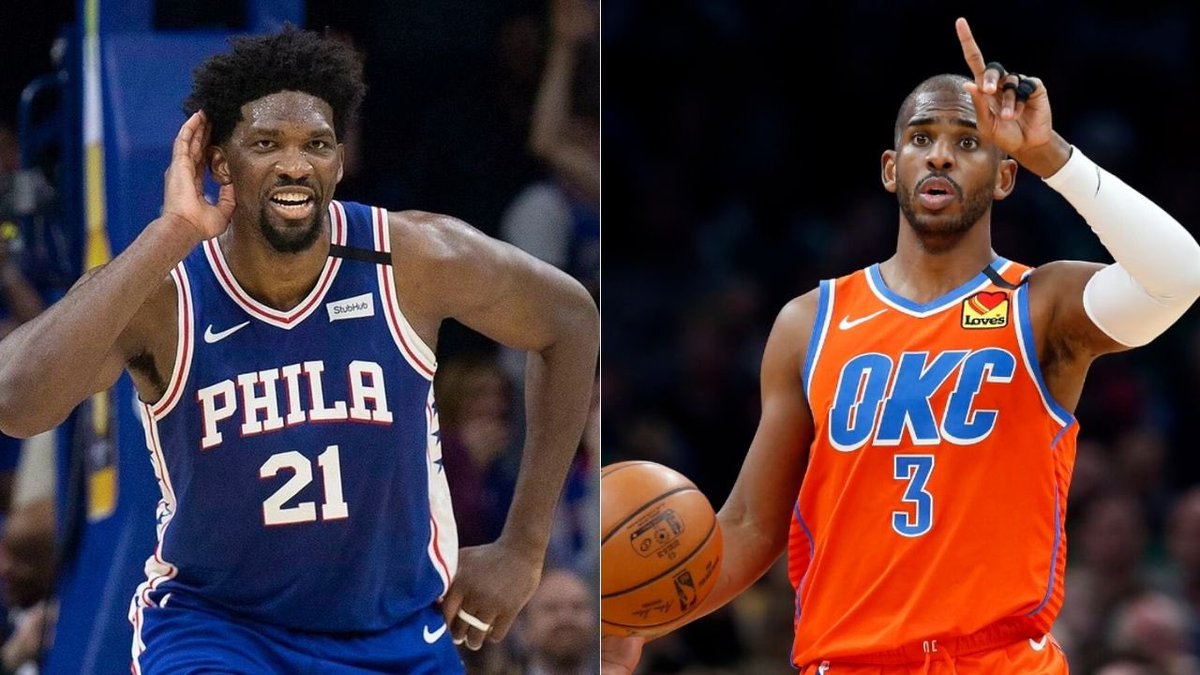 #3OKC receives : Tobias Harris, Matisse Thybulle, Zhaire Smith, 2020 1st-rd (21st), 2021 2nd-rd (from NY)PHI receives : Chris Paul, Deonte BurtonNote : This may not happen irl, but it is still very realistic. Not all of these trades may happen.