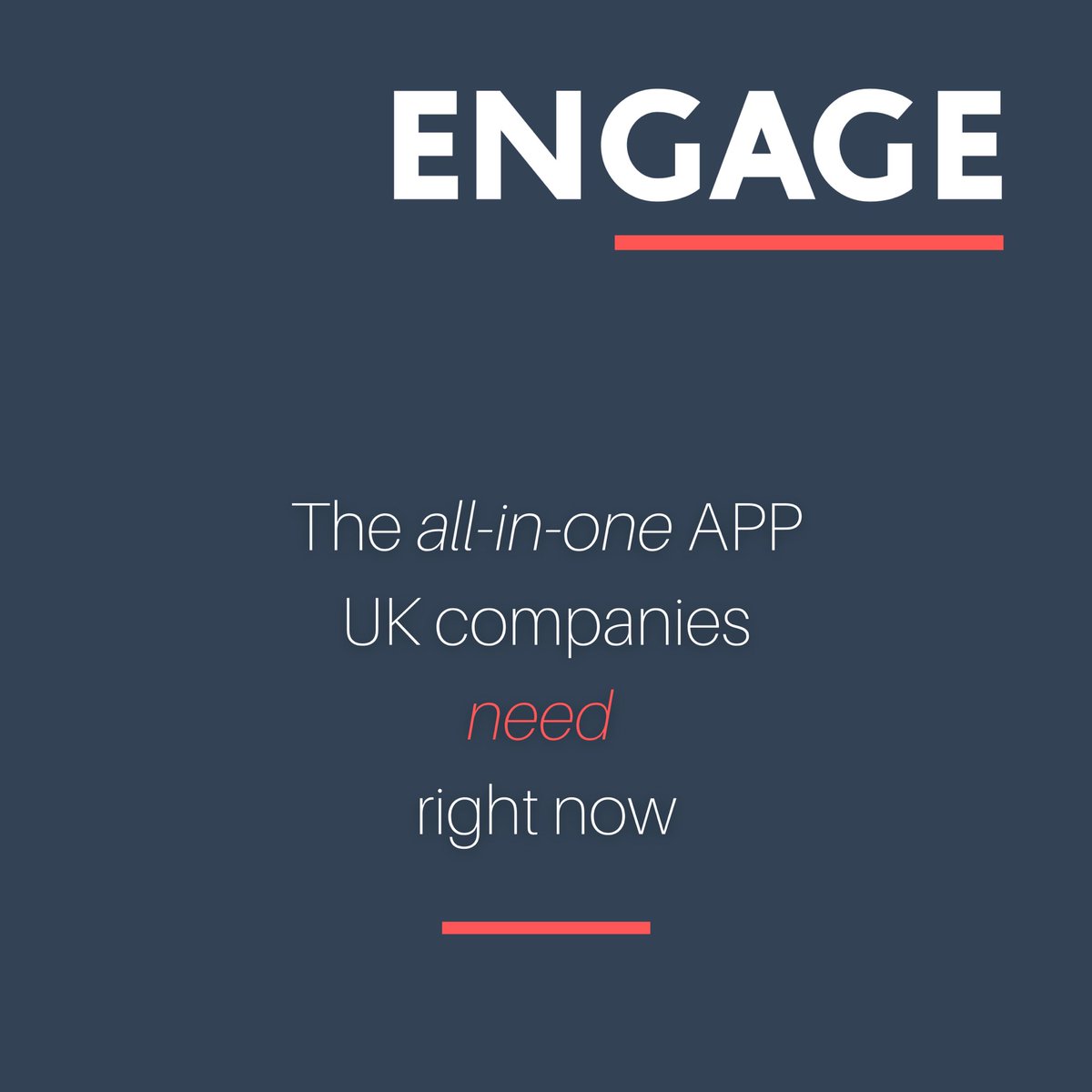 forteconsult_'s tweet photo. Boris Johnson today announced that employees may need to work from home for the next 6months. ⁣
⁣
Managing a workforce and your company communications whilst working from different locations is very difficult. ⁣
⁣
𝐄𝐍𝐆𝐀𝐆𝐄 makes it effortless.⁣
⁣ https://t.co/NGvZYFbgdK
