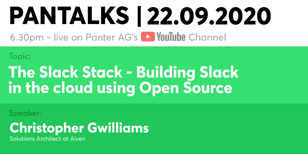 panterch's tweet photo. Now live - tune in: https://t.co/Brvvlek35o
#pantalks #slack #OpenSource #EventDrivenArchitecture https://t.co/0usaHE0L0r